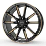 Borbet LX18 black glossy gold spoke rim