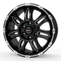 Borbet CW8 black rim window polished matt
