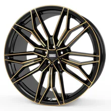 Fondmetal STC-23 Black Clearcoat Glossy Gold Machined
