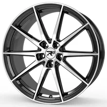 R3 Wheels H03 phantom black polished