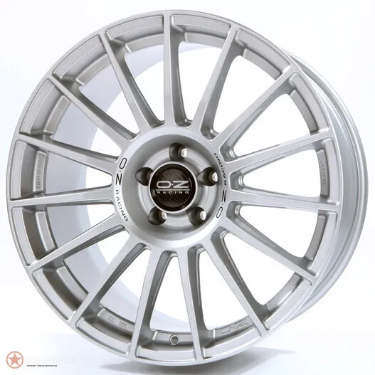 OZ Superturismo Dakar - Matt Race Silver + Black Lettering