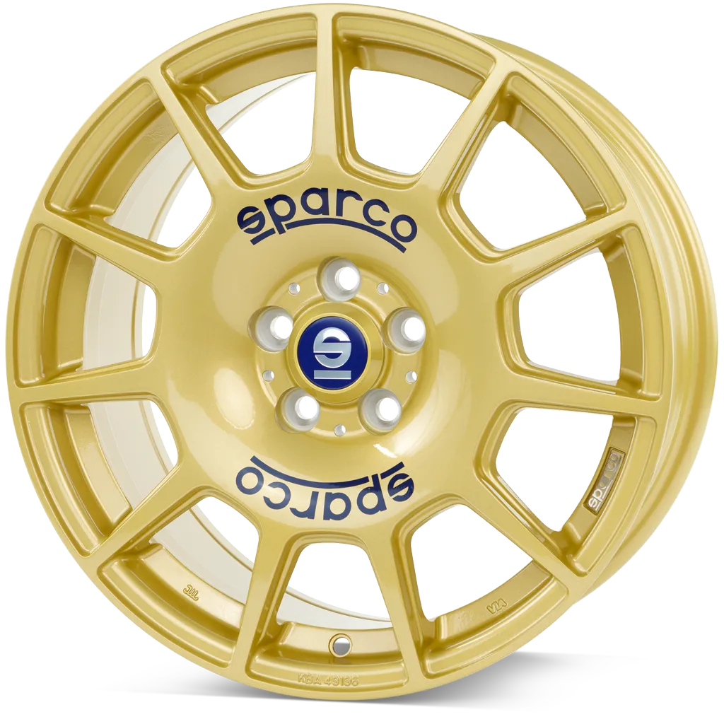 Sparco Terra - Gold + Blue Lettering